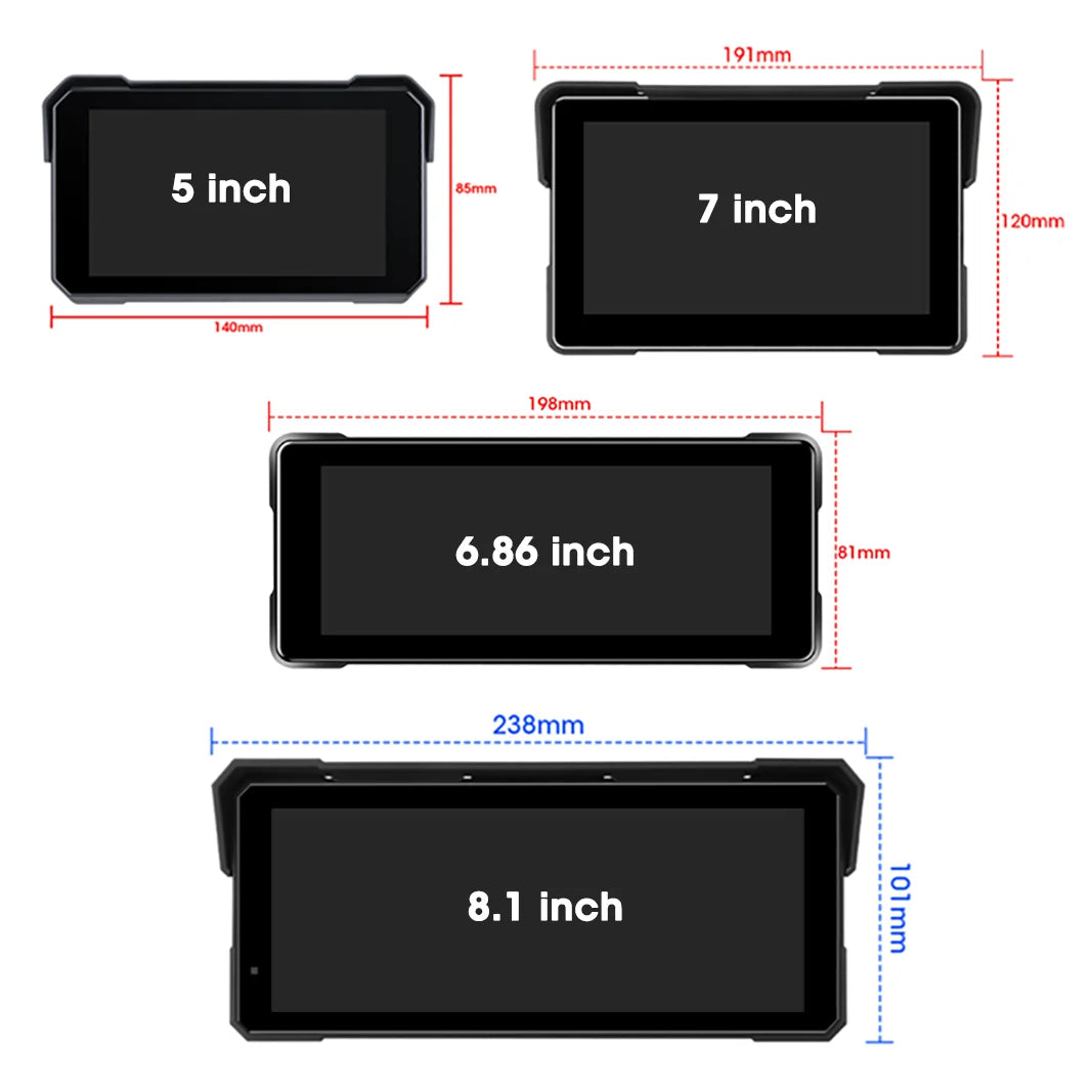 Waterproof Motorcycle Android Wireless Carplay