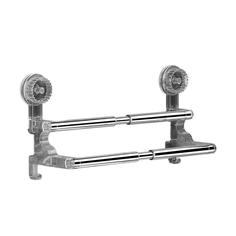 Expandable Suction Cup Wall Storage Rack