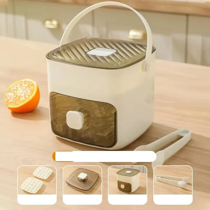 Double Layer Ice Cube Maker With Lid