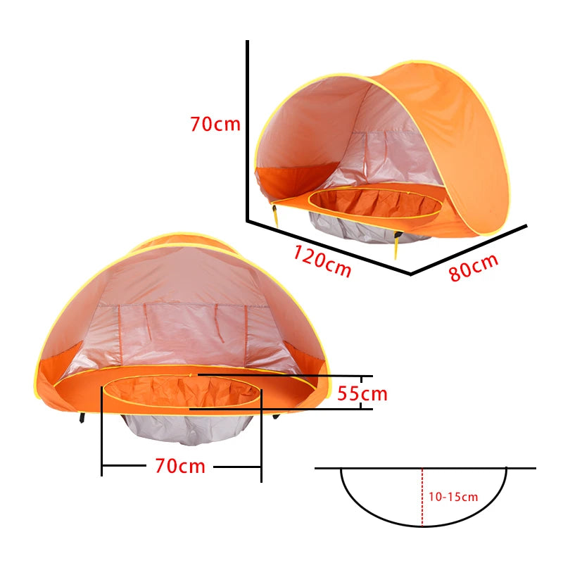 UV Protection Baby Beach Tent