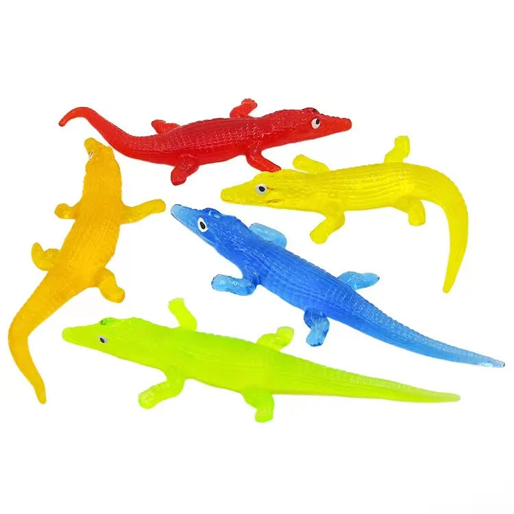 Funny Stretchy Crocodile Lizard Toy