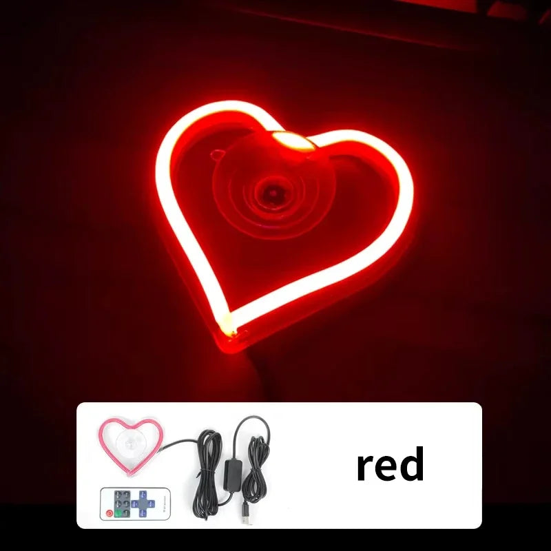 Glow Heart RC Neon Light