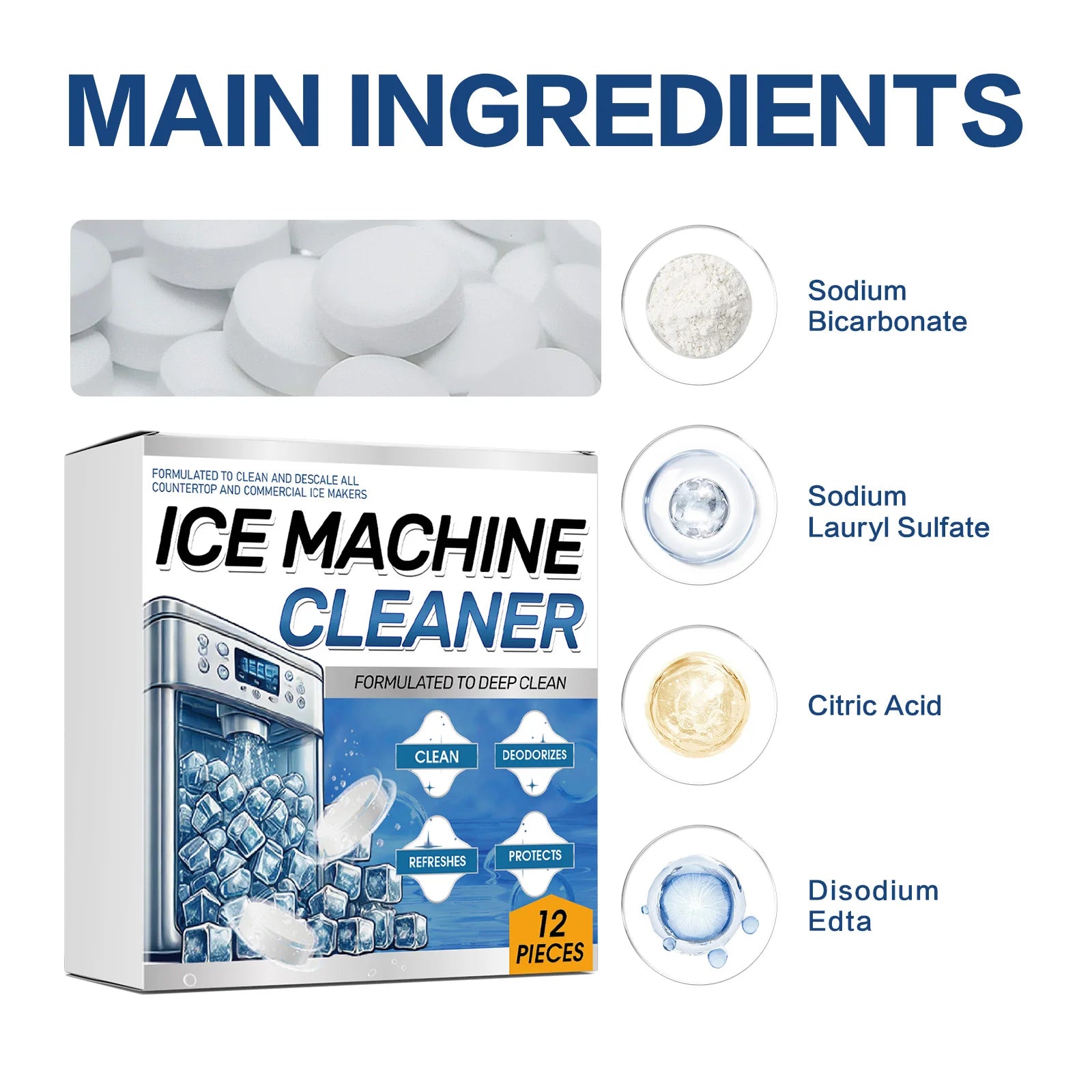 Ice Machine Cleaning Tablets