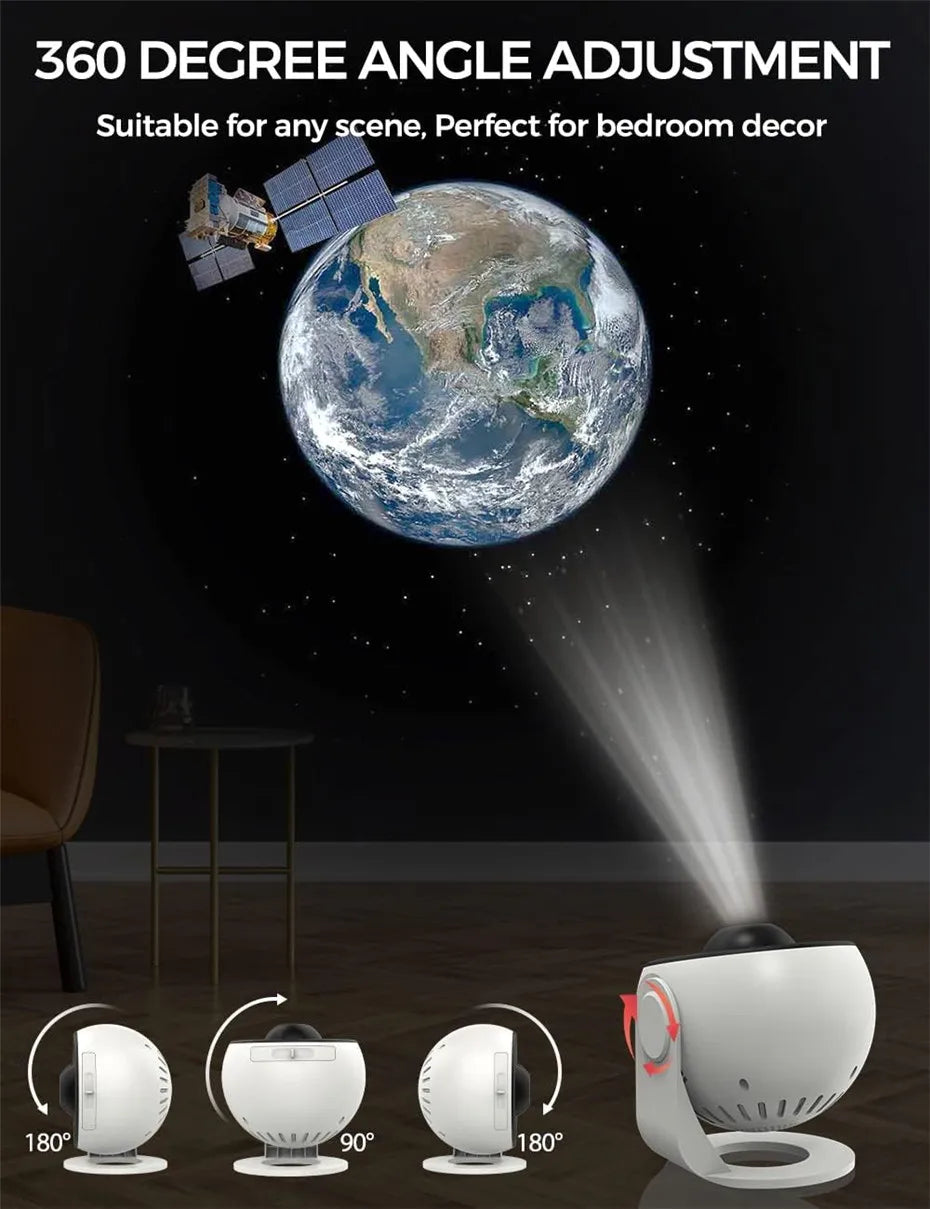 360° Rotate Planetarium Projector Night Lamp