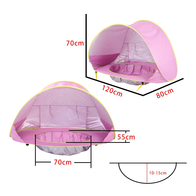 UV Protection Baby Beach Tent