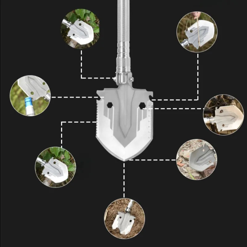 Multifunctional Outdoor Camping Shovel