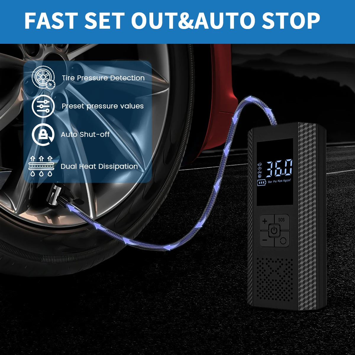 Portable Wireless Air Compressor