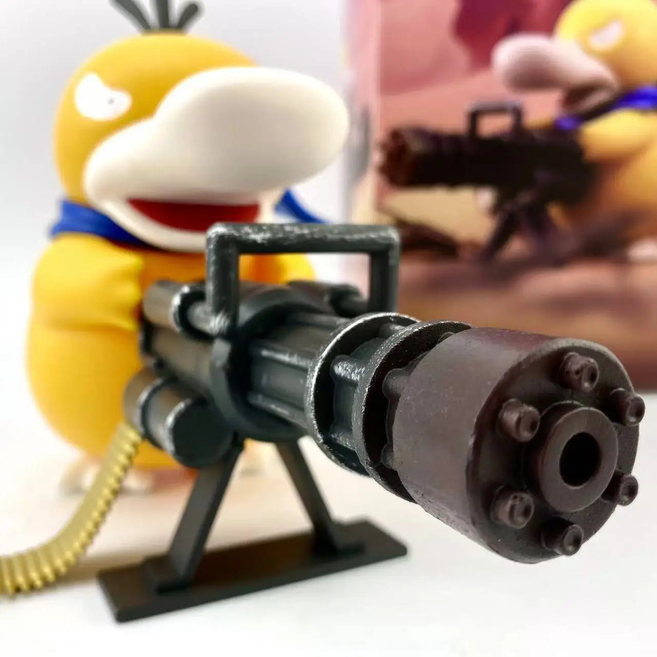 Psyduck Gatling Gun Figure Toy