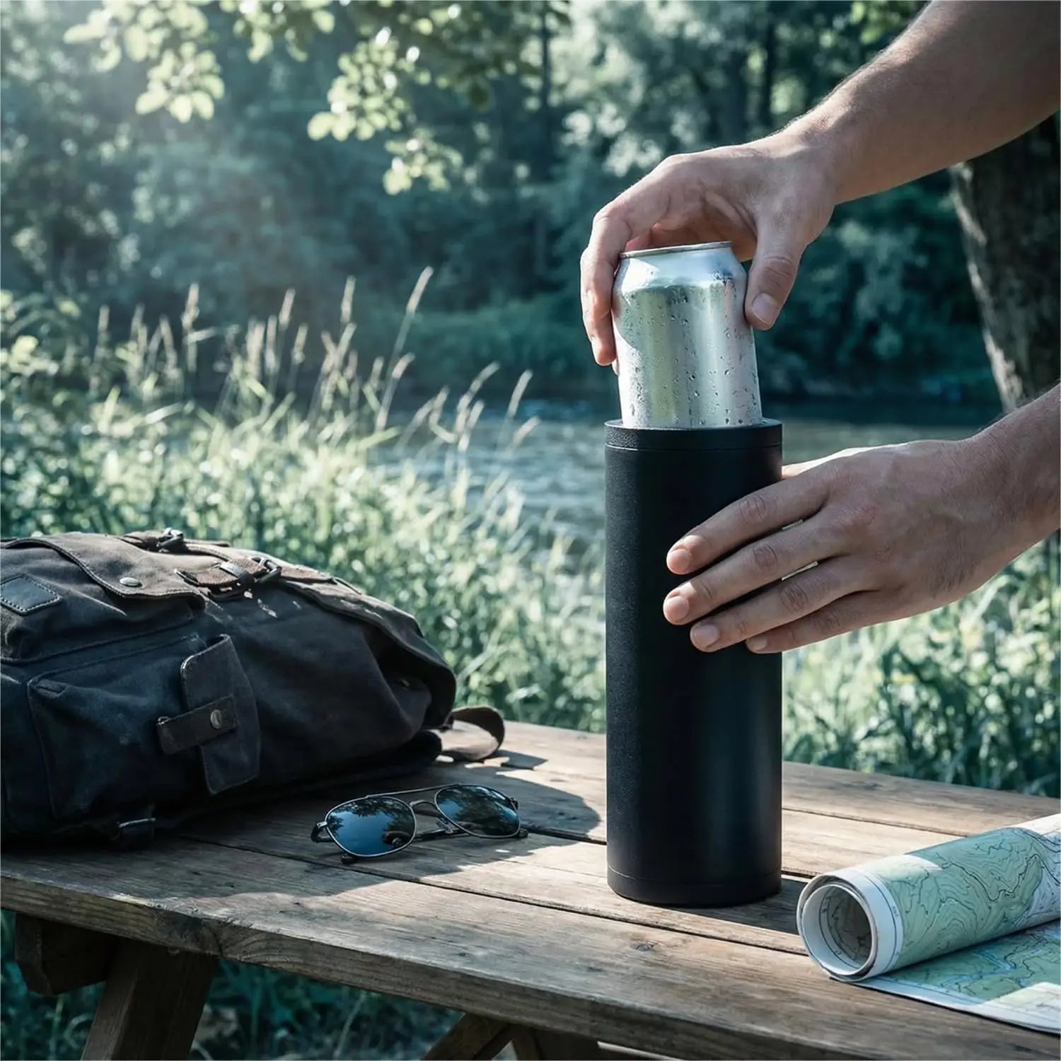 Double Tactical Reload Can Holder For Beer & Soda