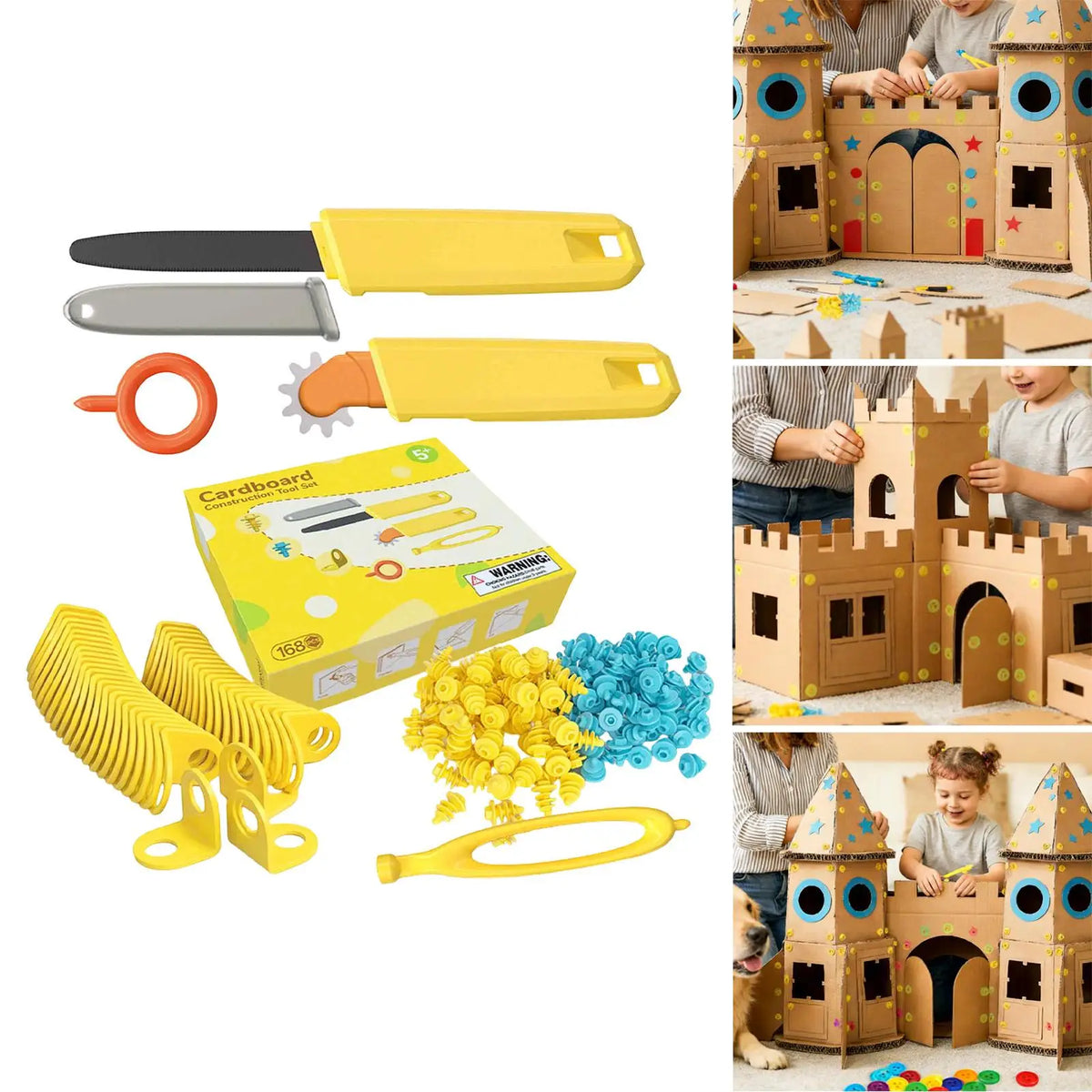Kids Cardboard Construction Tool Kit
