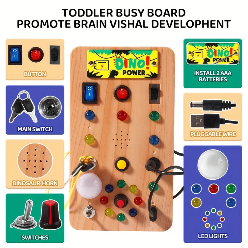 Montessori Busy Board Switch Toy