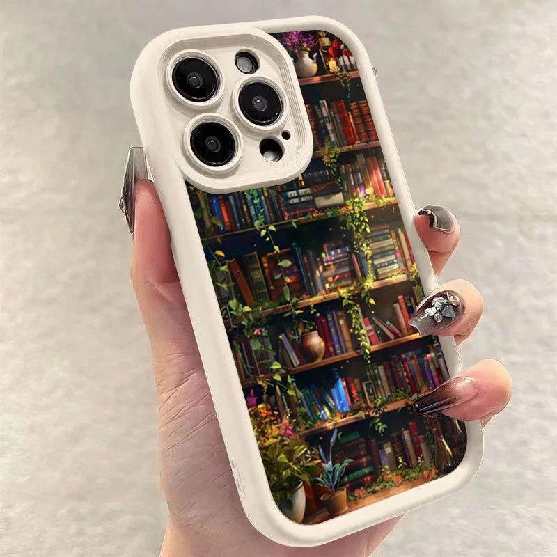 Shockproof Bookshelf iPhone Case