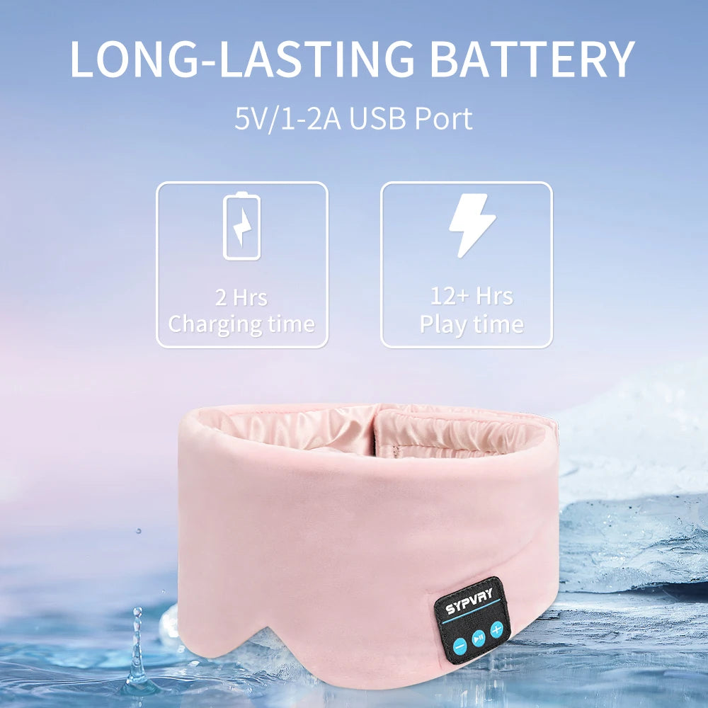 Eye Mask With Bluetooth Headphones