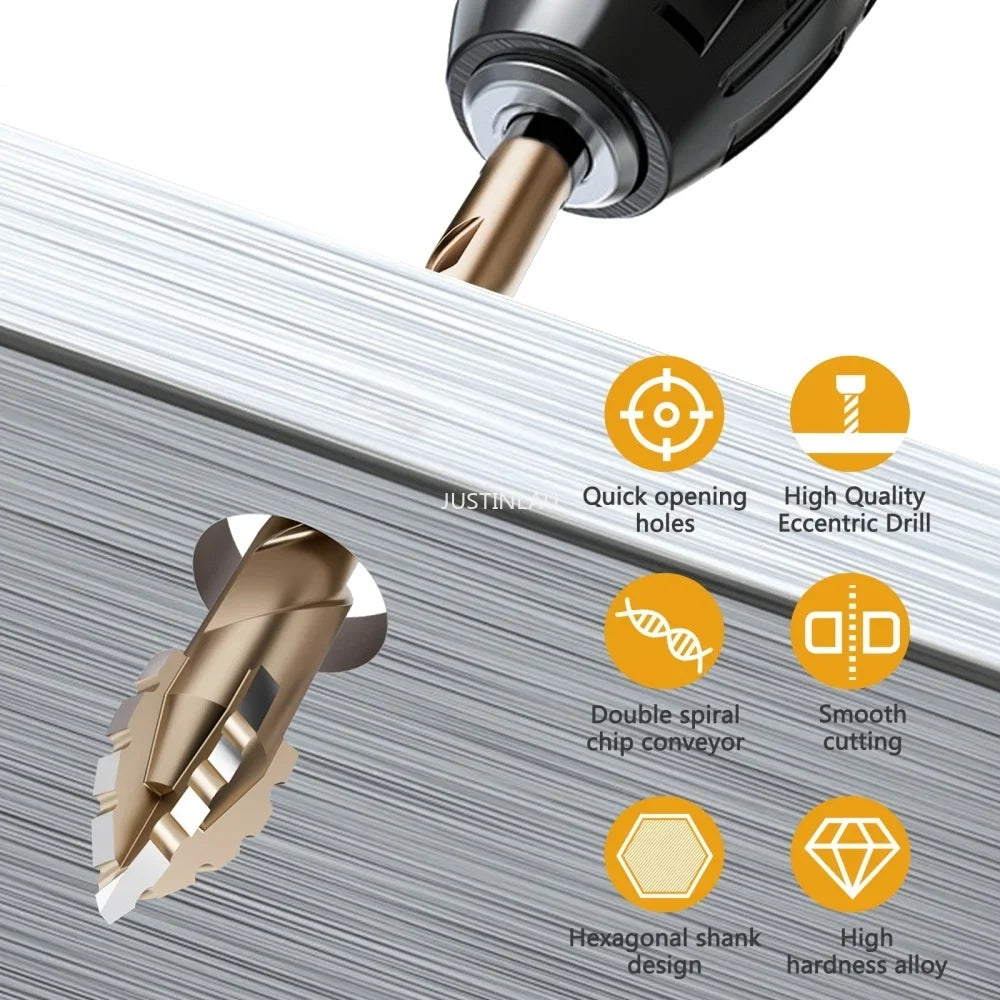 Titanium Steel Cross Drill Bit