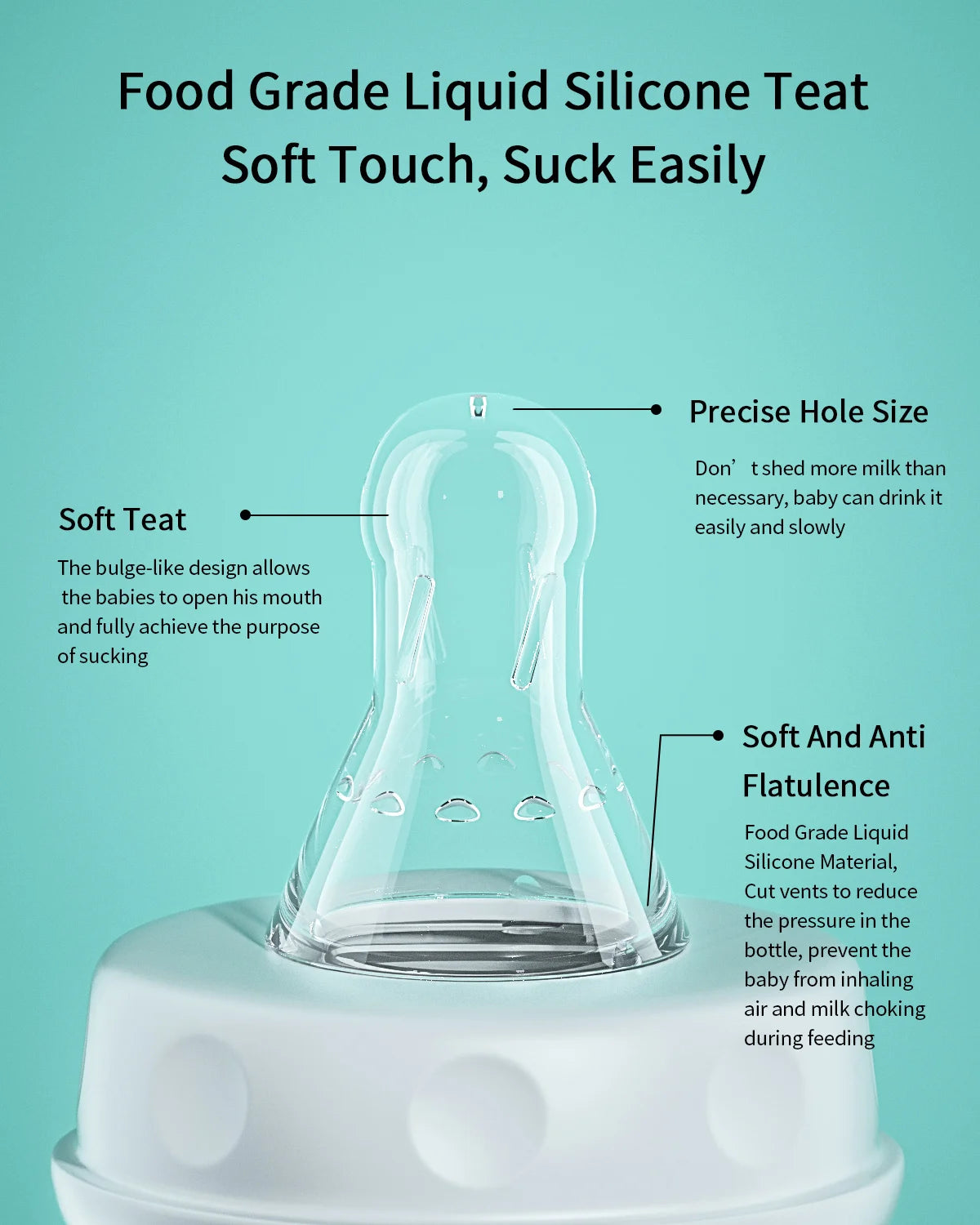 Hands Free Baby Feeding Bottle