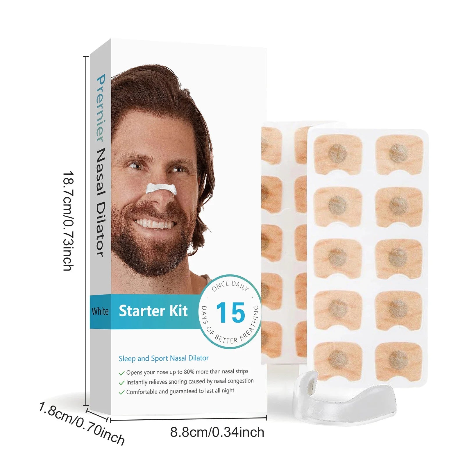 Easy Breathe Magnetic Nasal Strips