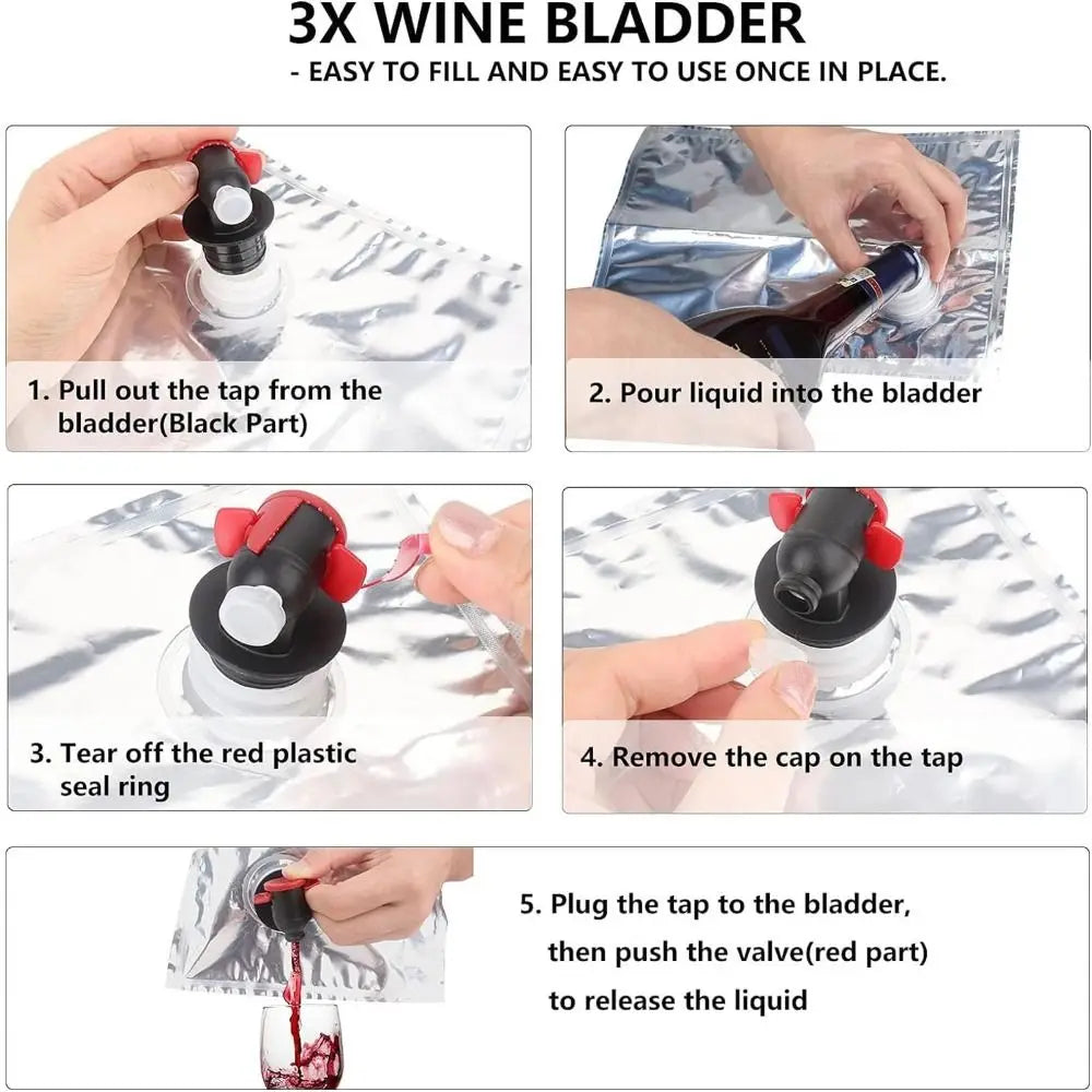 Travel Insulated Wine Dispenser Bag