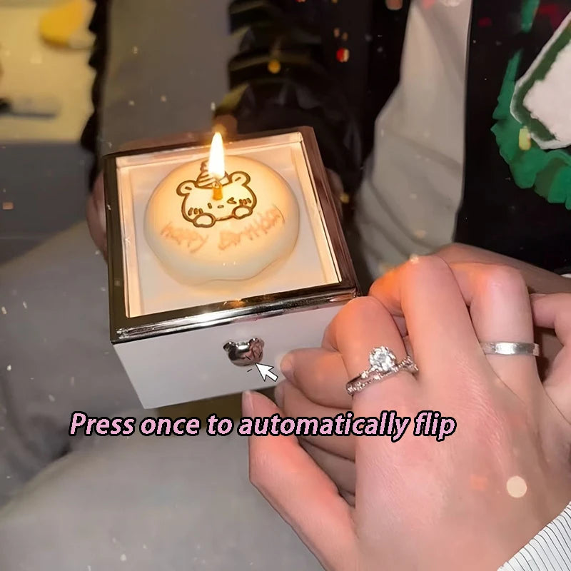 Creative Rotating Surprise Ring Box