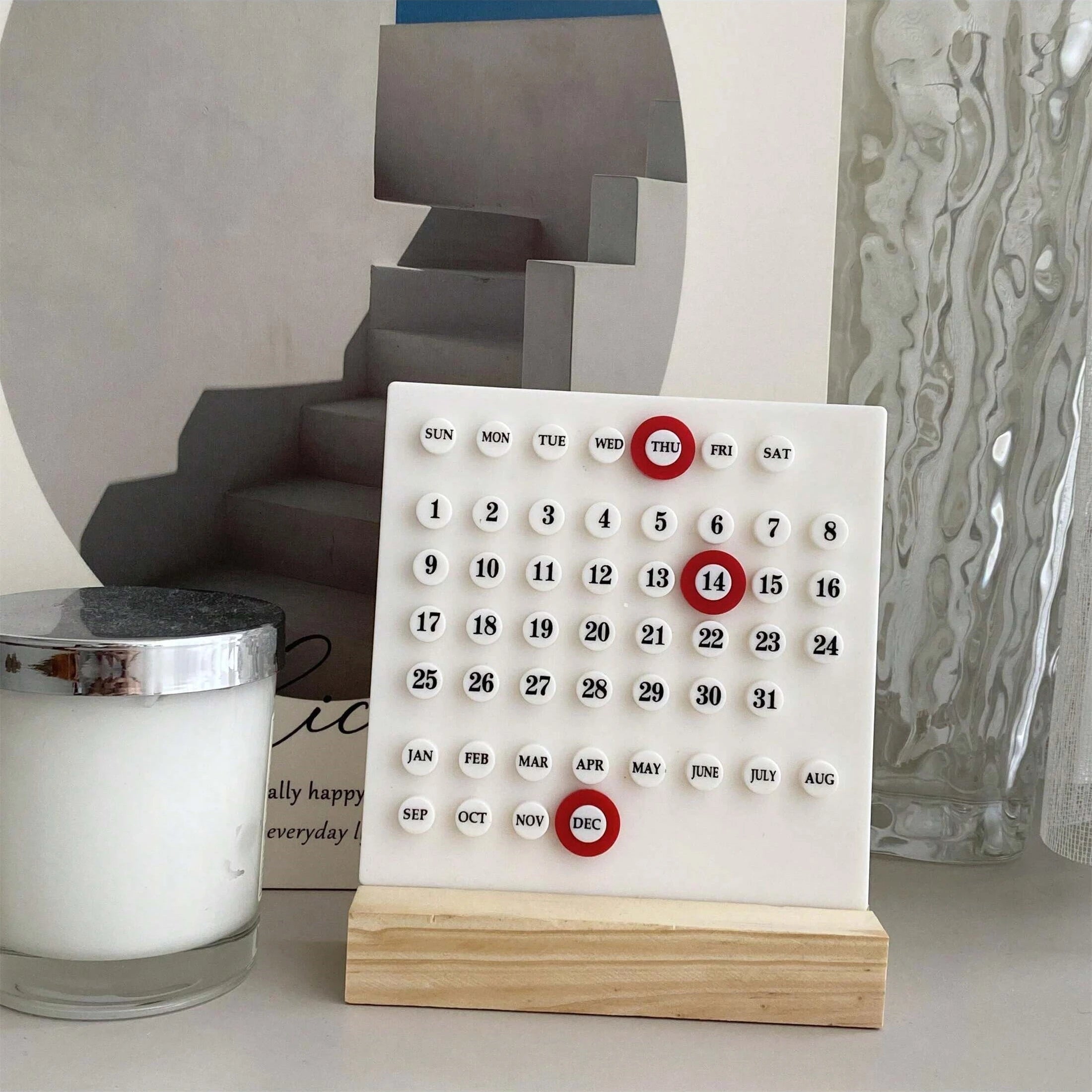 DIY Mini Desktop Calendar