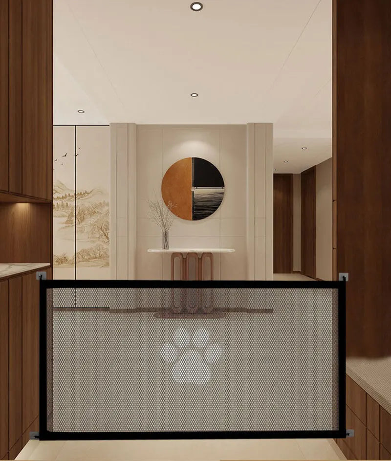 Retractable Mesh Safety Gate for Pets & Babies