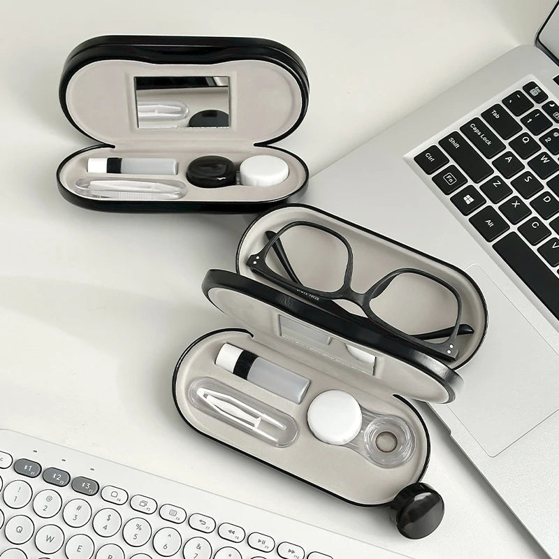 2 In 1 Glasses and  Contact Lens Case