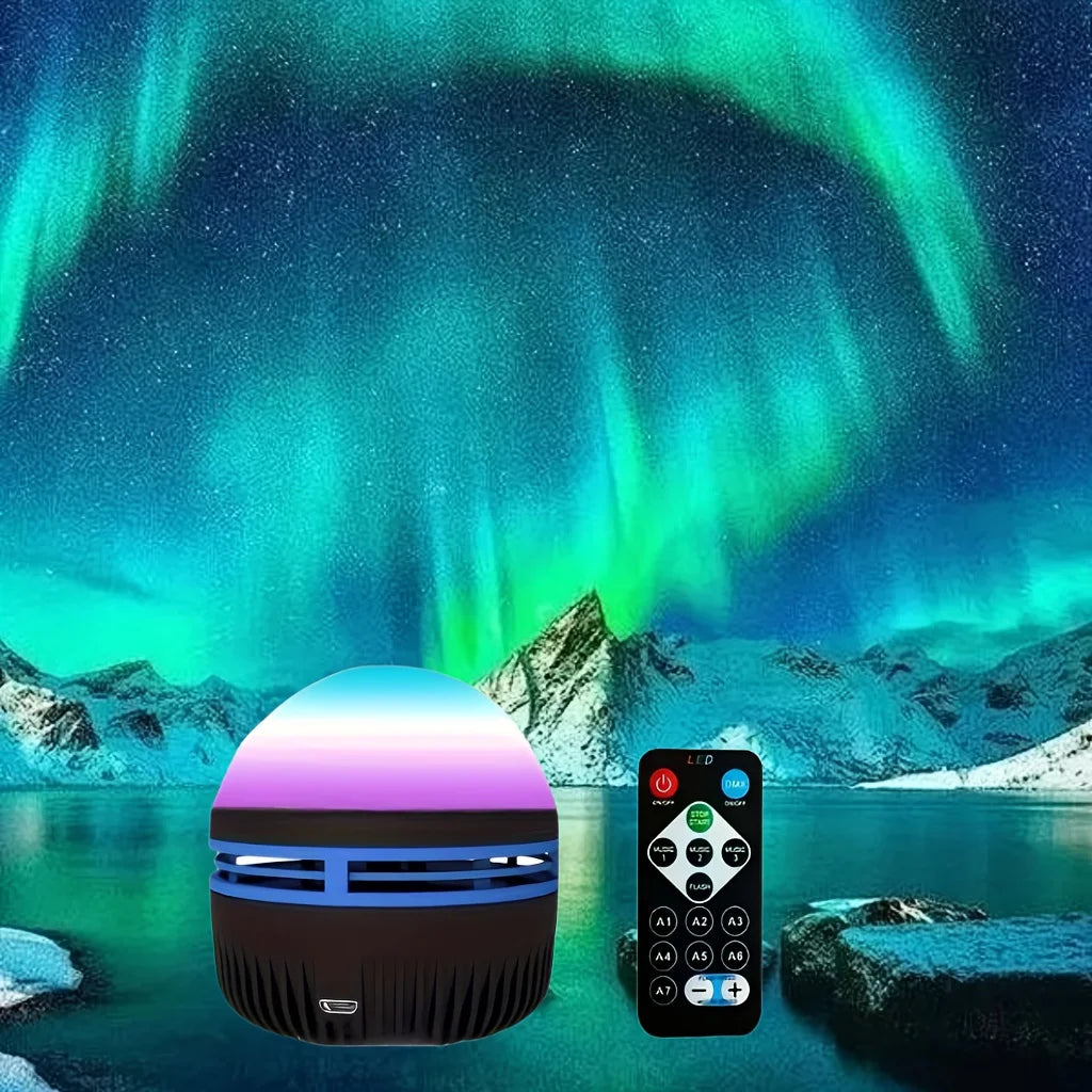 360° Rotating USB Galaxy Projector