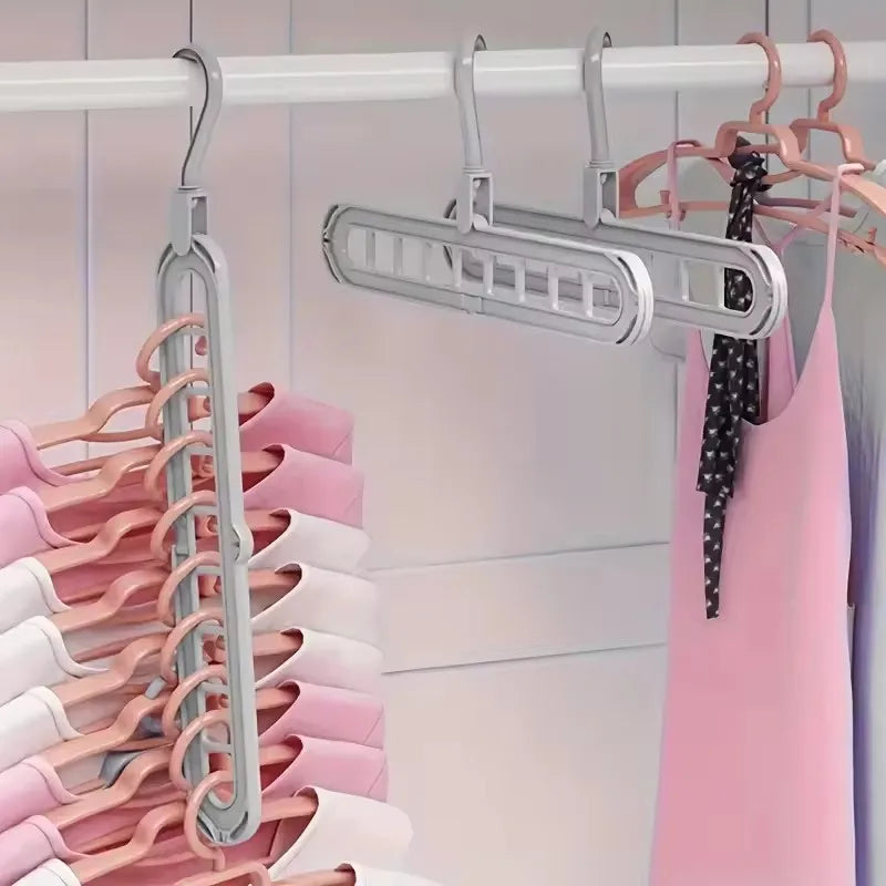 3Pcs 9-hole Clothes Hanger