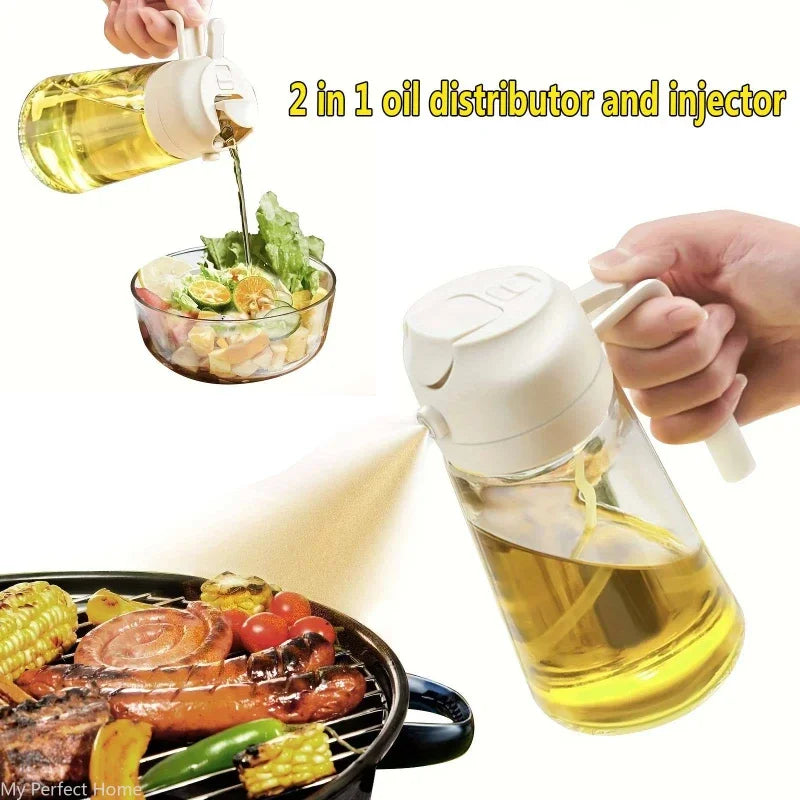 2 in 1 Oil Sprayer Bottle