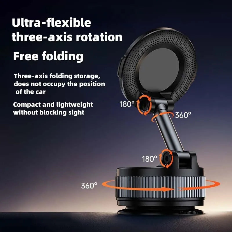 360° Rotatable Vacuum Magnetic Phone Holder