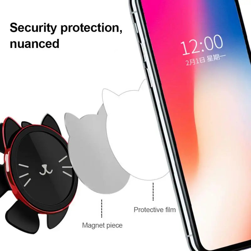 360° Rotation Steering Wheel Magnetic Phone Bracket