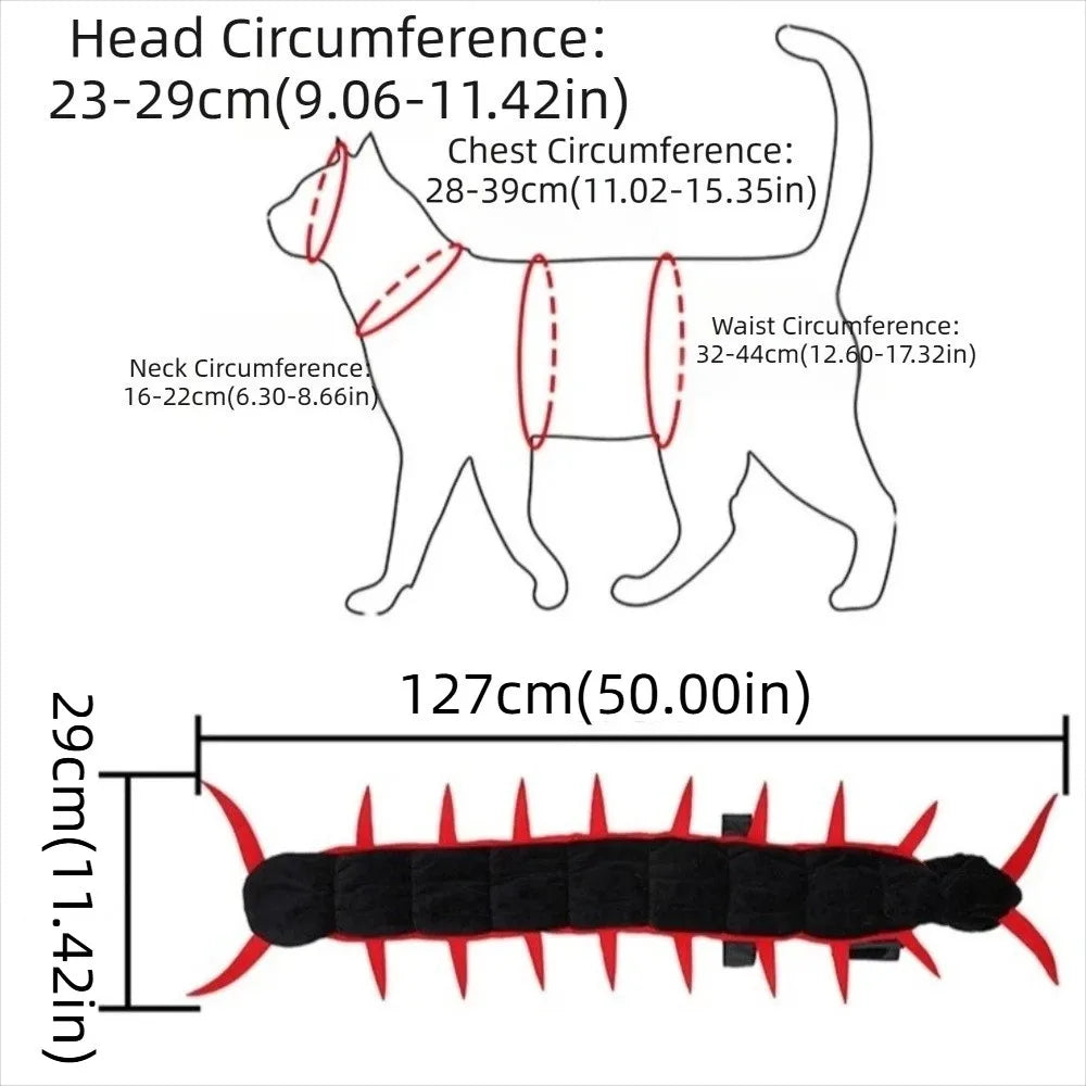 Halloween Crawling Cat Costume
