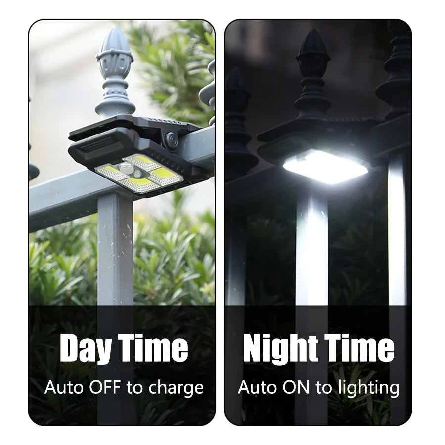 Outdoor LED Solar Clip Light
