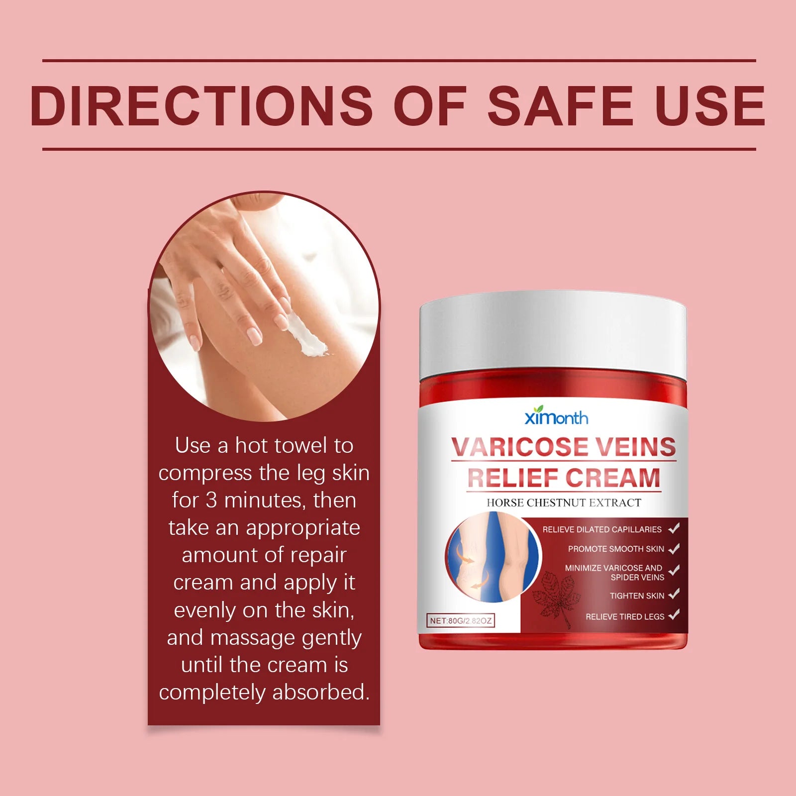 Varicose Veins Relief Cream