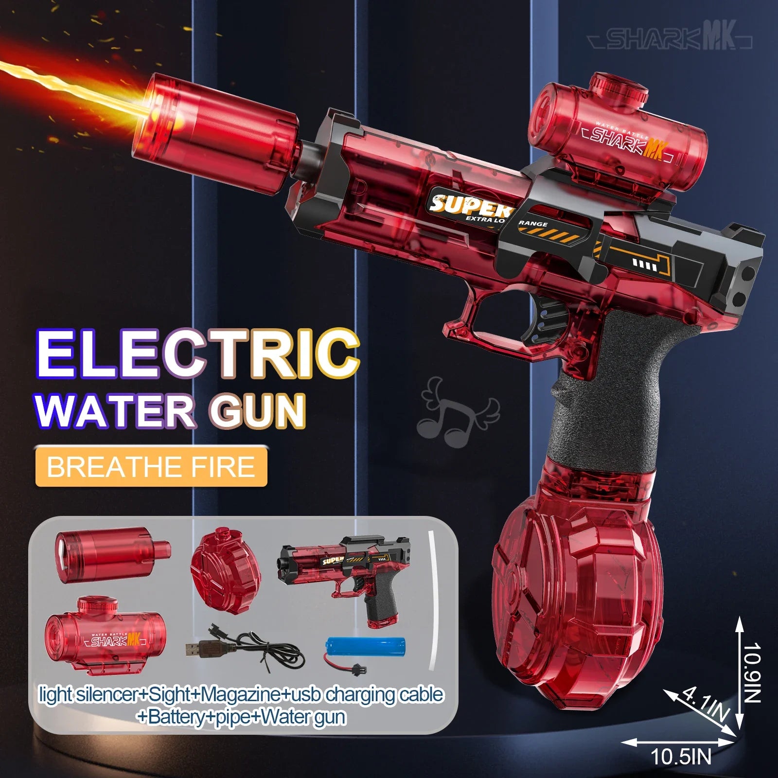 Led Automatic Water Gun