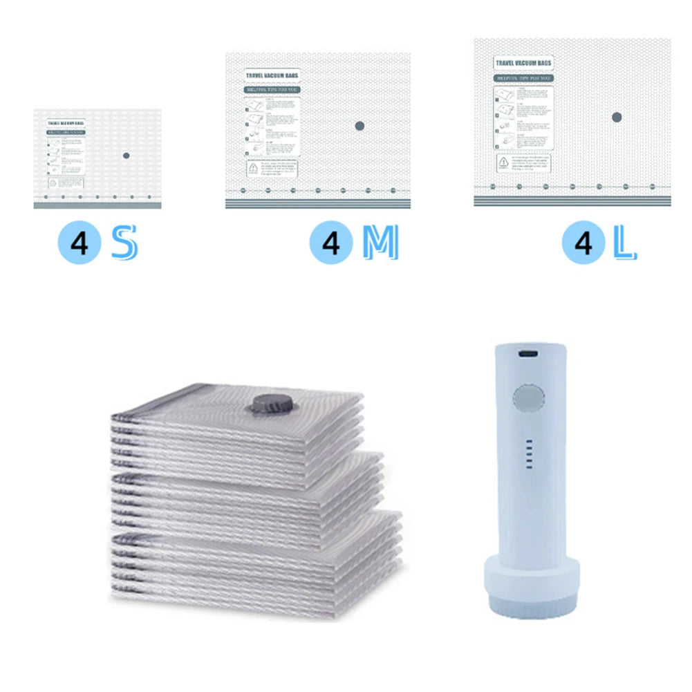 Multi-Storage Portable Vacuum Compression Bags