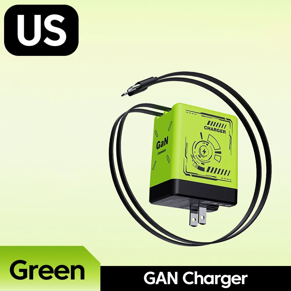 120W Fast Charging Retractable Charger