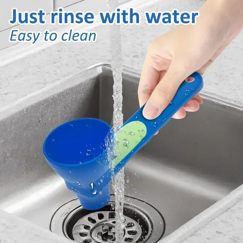 Portable Funnel Sliding Spoon
