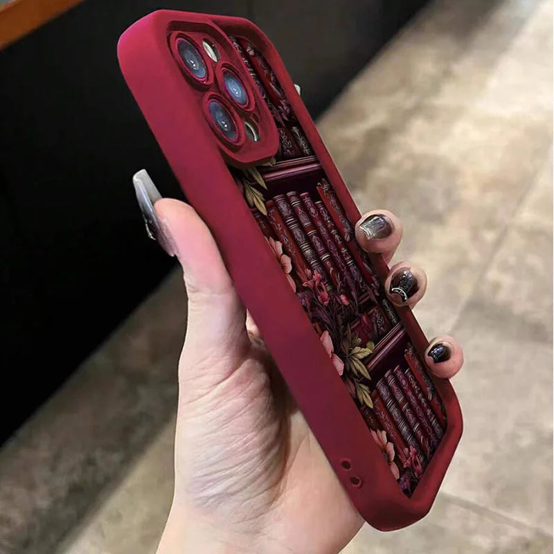 Shockproof Bookshelf iPhone Case