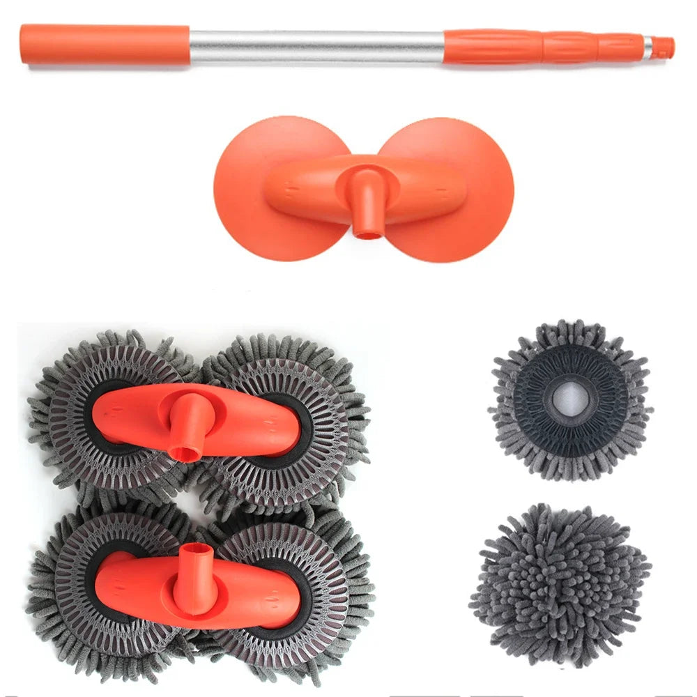 Retractable Rotary Car Wash Mop