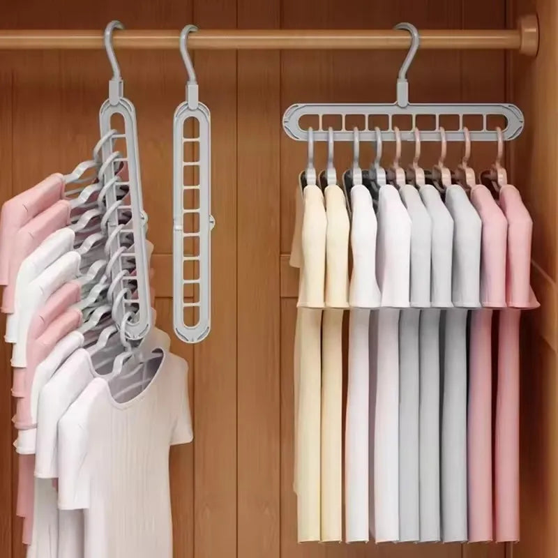 3Pcs 9-hole Clothes Hanger
