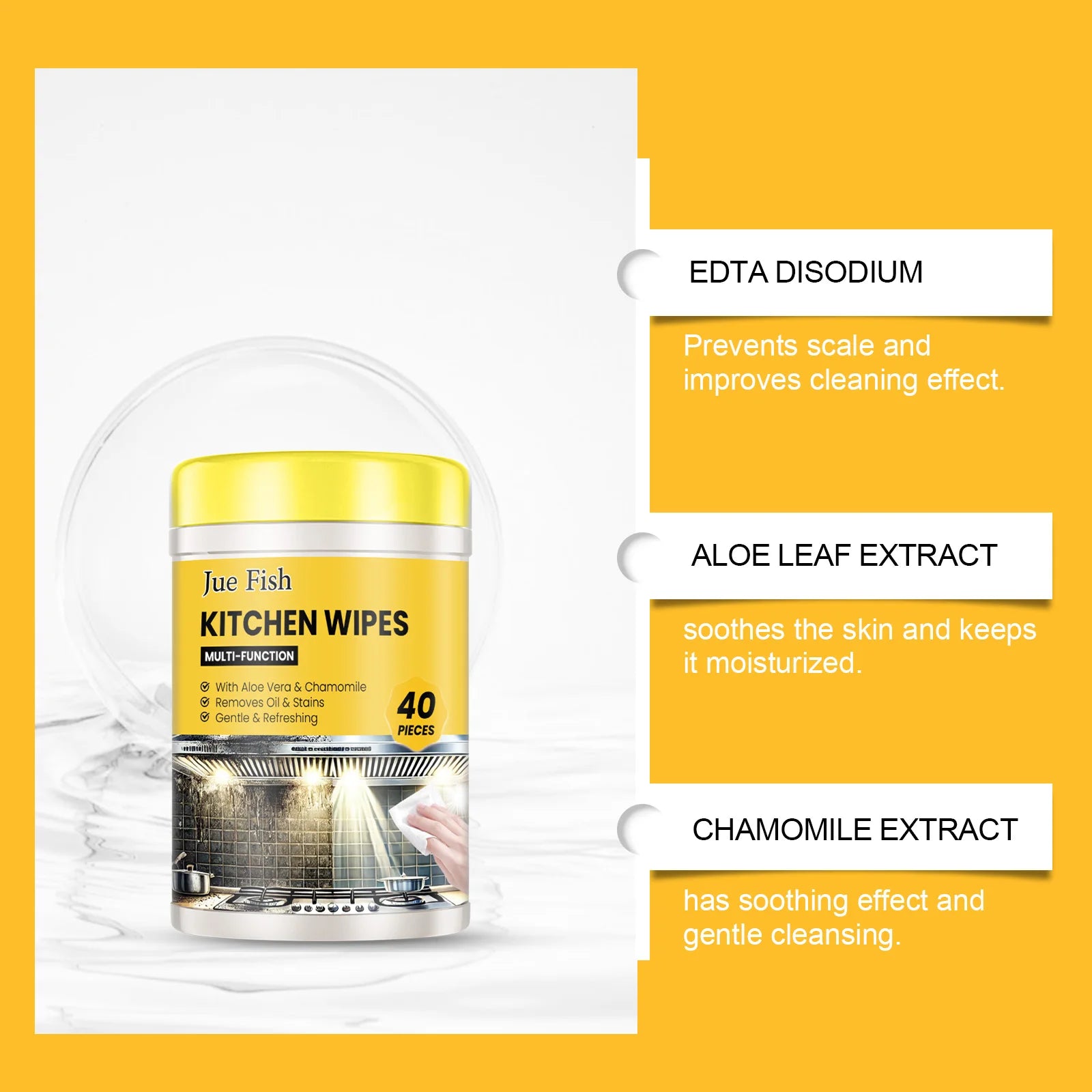 Disposable Kitchen Wet Cleaning Wipes