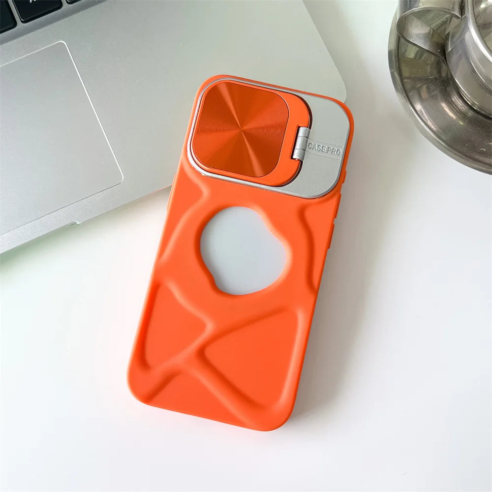 Magsafe Silicone Lens Flip IPhone Case