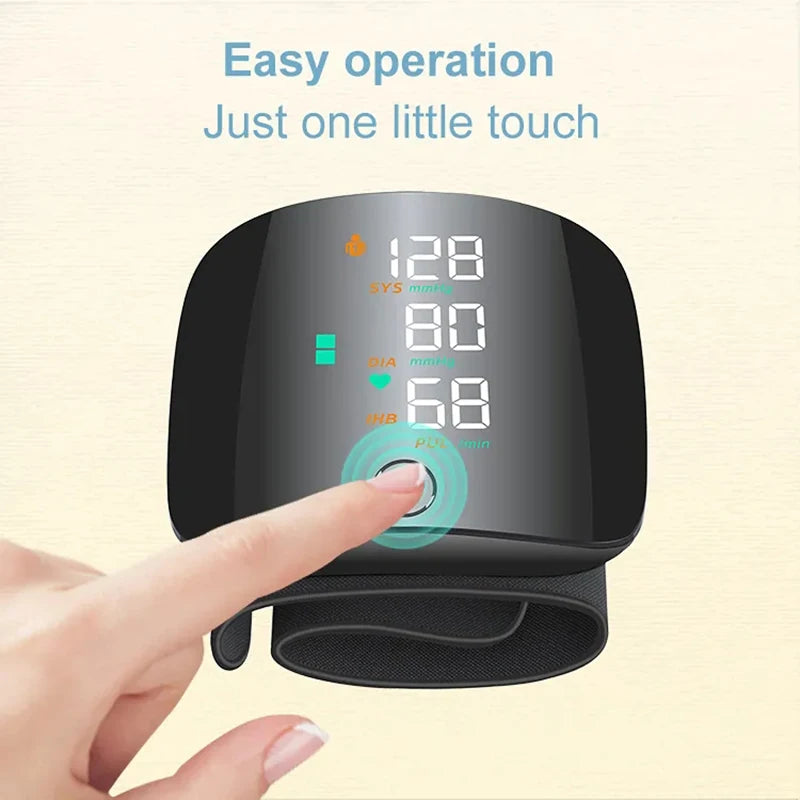 Rechargeable Digital Wrist Blood Pressure Monitor