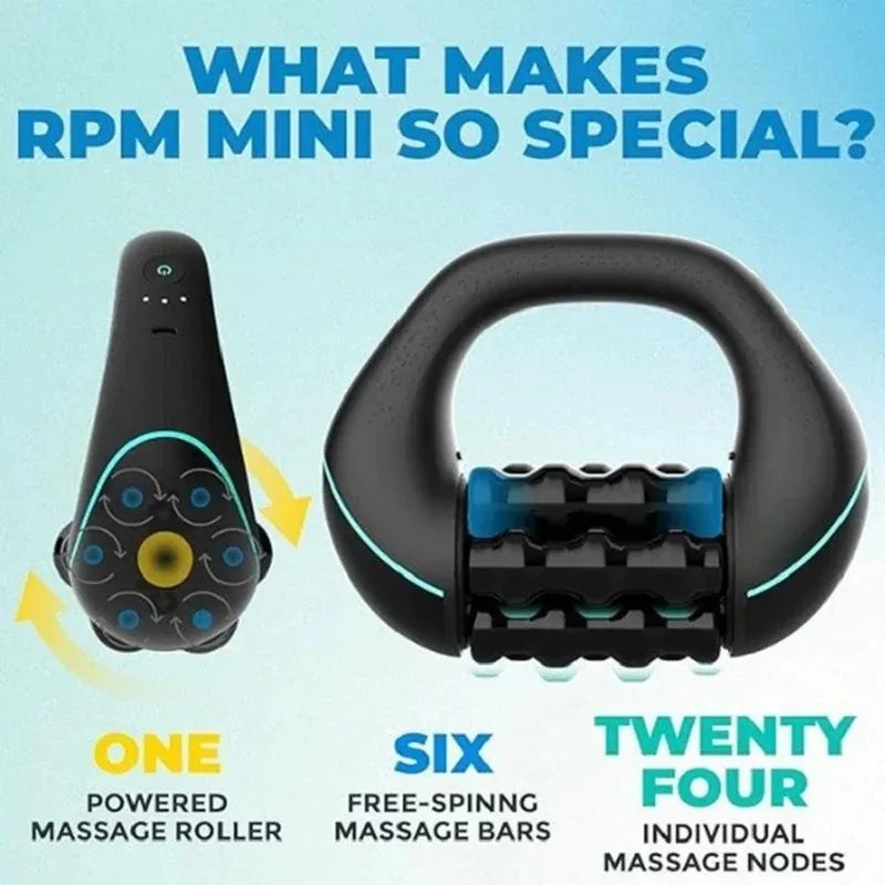 Mini Handheld Rolling Massager For Body Pain