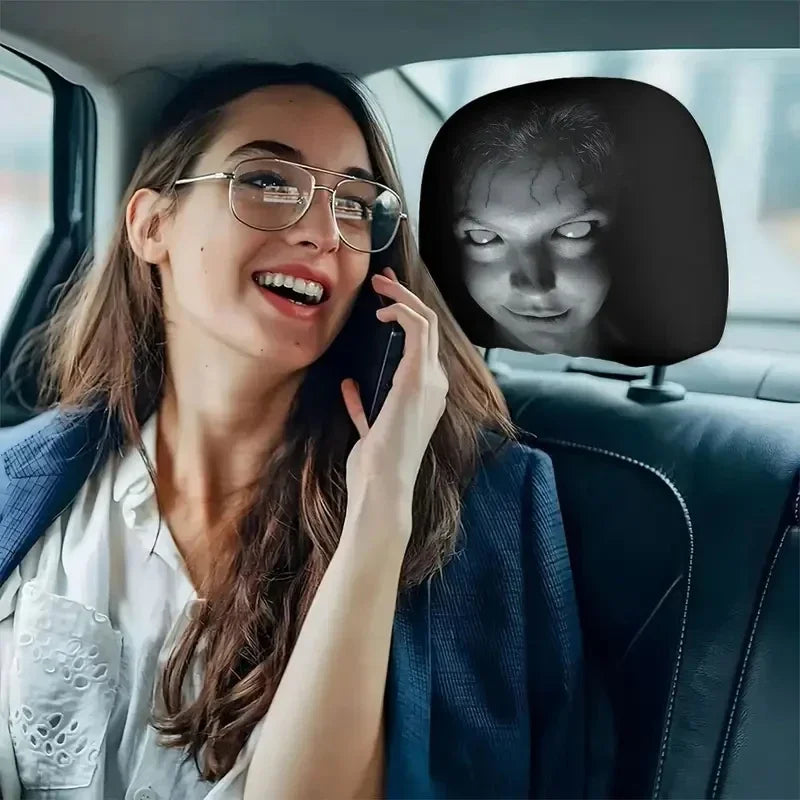 Nightmare Elastic Headrest Cover