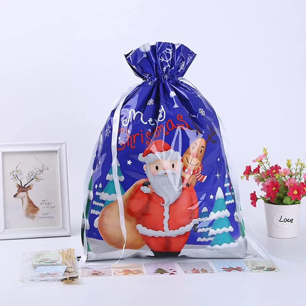 Drawstring Gift Wrapping Bags 5Pcs