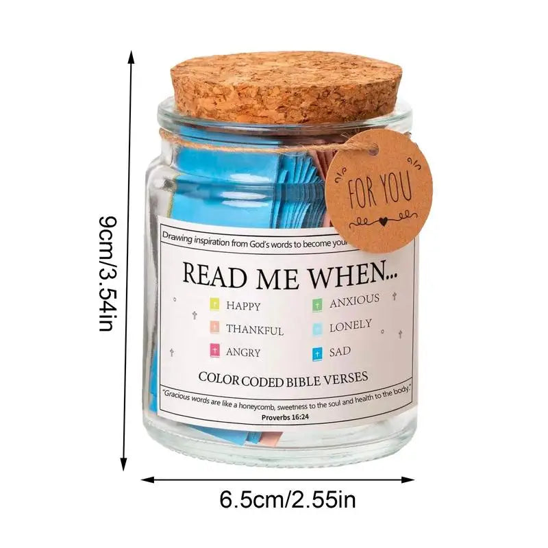Bible Verses Cards Jar