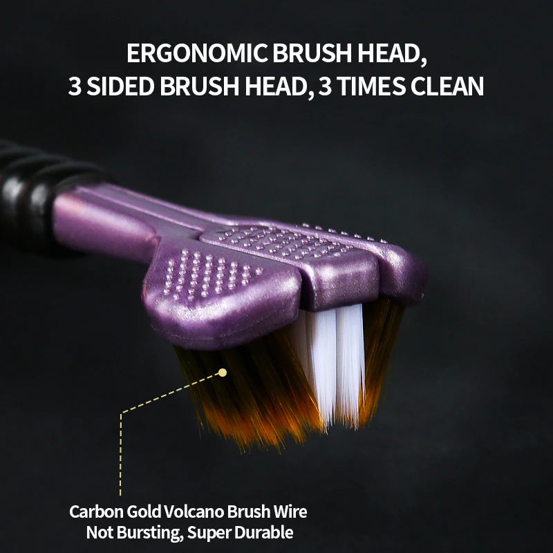 Sparkle Triple-Head Toothbrush