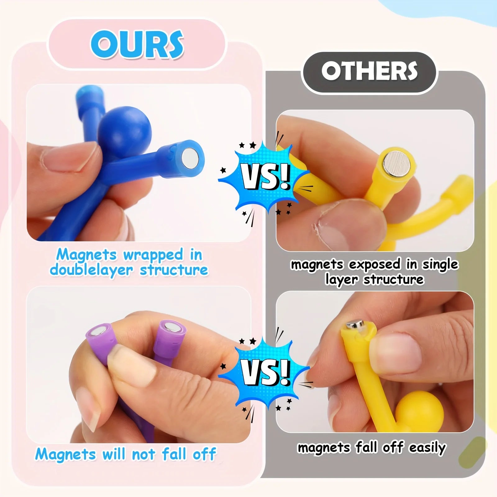 Magnetic Stick figure toy