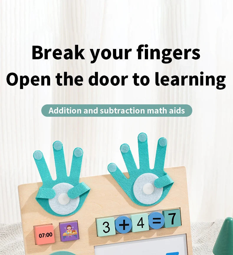 Montessori Time & Math Learning Aid